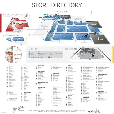 yorkdale mall store directory.